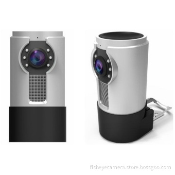360 degree Micro/Speaker IP Fisheye Camera